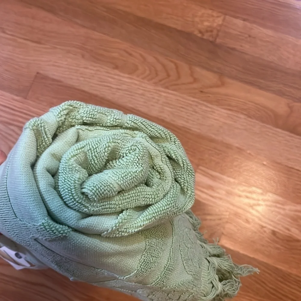 Free People x Spell Seashell Beach Towel in Pistachio NWT
